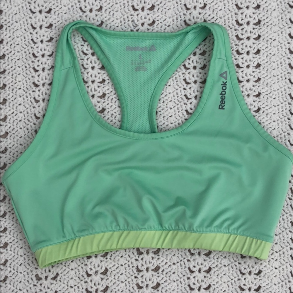 Reebok sports bra size Large